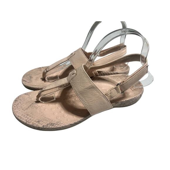Vionic Tala Pink T Strap Sandal 8 - Picture 1 of 7